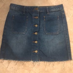 BDG jean skirt